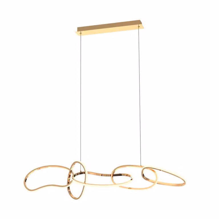 Lampada a sospensione LED 56W CHOLET MD7361-5A-EGT, serie Zuma