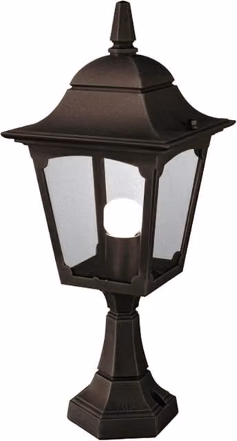 Lampada da esterno a stelo E27 60W Chapel Elstead nera