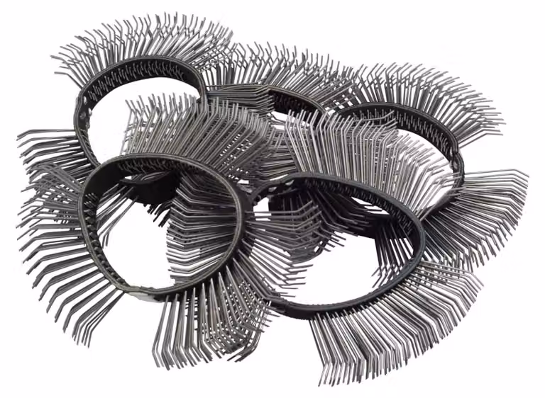 Striscia di spazzole Hazet larga 11 mm, ruvida, punte curve 9033-6-03/5