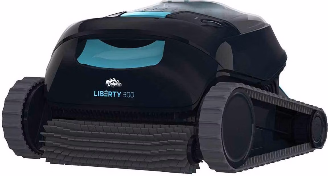 Fondo e pareti del robot elettrico wireless per piscina Dolphin LIBERTY 300
