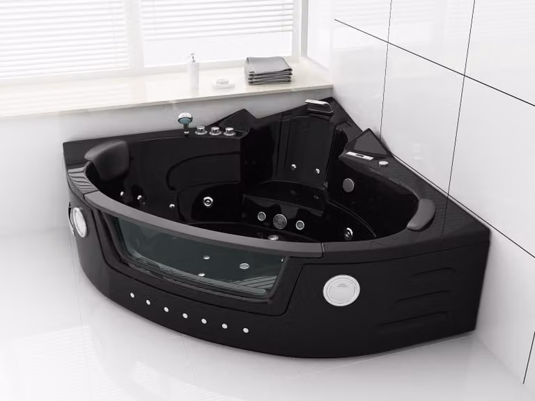 Whirlpool Milano 140x140 cm Nero