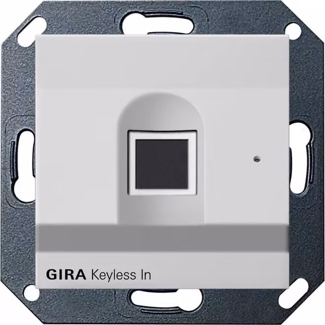 Gira Gira Keyless In Lettore di impronte digitali Sistema 55 Grigio m 2617015