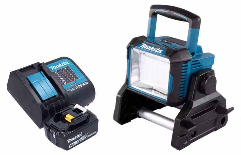 Makita DEADML 811 SG1 Faro da cantiere a batteria 14,4 / 18 V 3000 lm LED + 1x batteria ricaricabile 6,0 Ah + caricatore