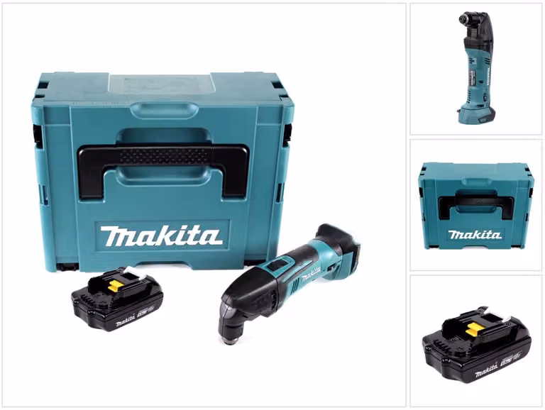 Makita DTM 50 Y1J 18V Li-Ion Avvitatore multifunzione a batteria in Makpac + 1x BL 1815 1,5 Ah Batteria