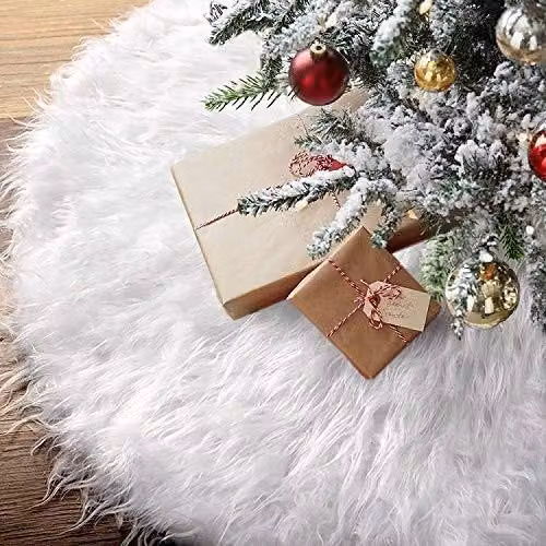 Copertura per albero di Natale in ecopelliccia, ideale per le decorazioni natalizie