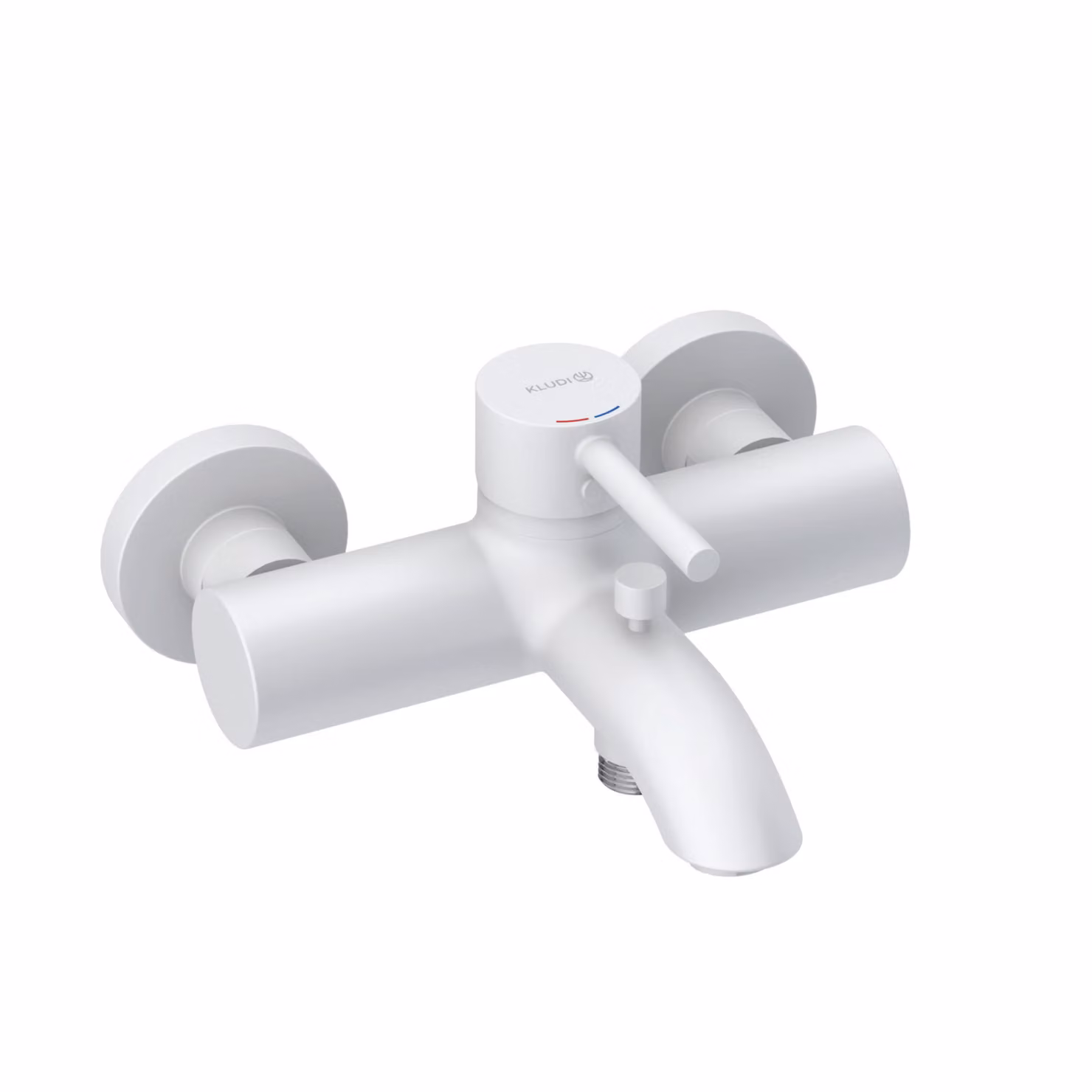 KLUDI BOZZ Mitigeur monocommandé pour bain et douche, montage mural, 386915376, 386915376