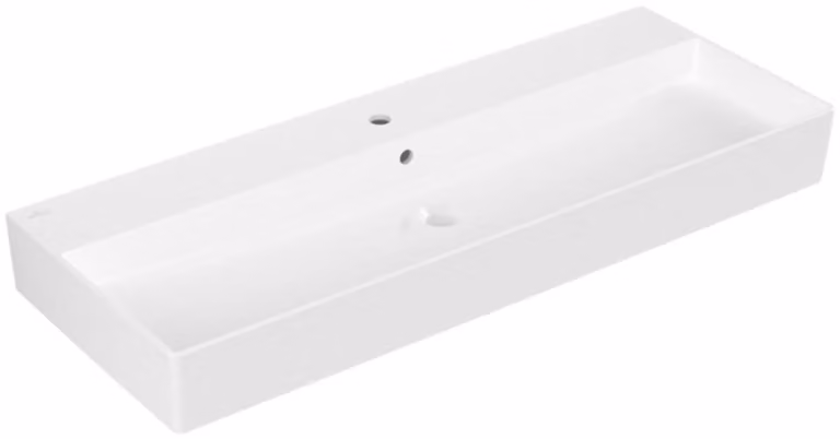 Villeroy & Boch Memento 2.0 lavabo mural, 1 trou pour robinet, avec trop-plein, poli, 1200x470mm, 4A22CL01, 4A22CL01