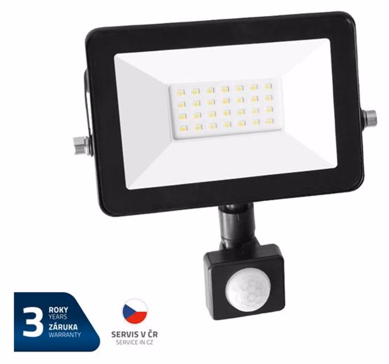 Riflettore LED GETI GLF20P da 20W con sensore PIR