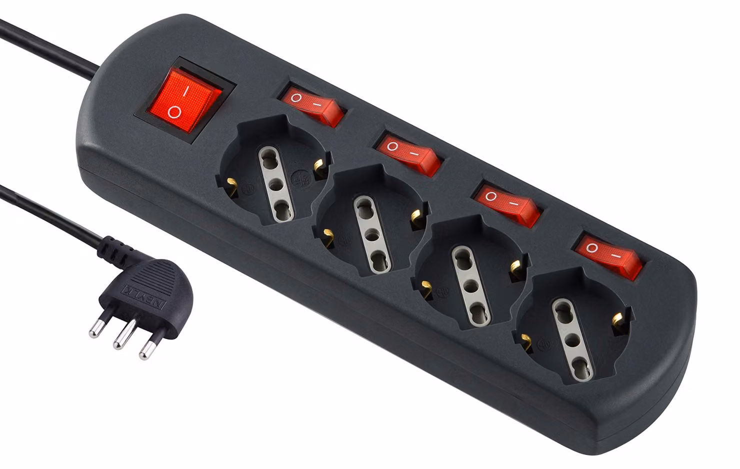 Electraline 61912: presa multipla con 4 prese, versatile e adatta a diversi utilizzi