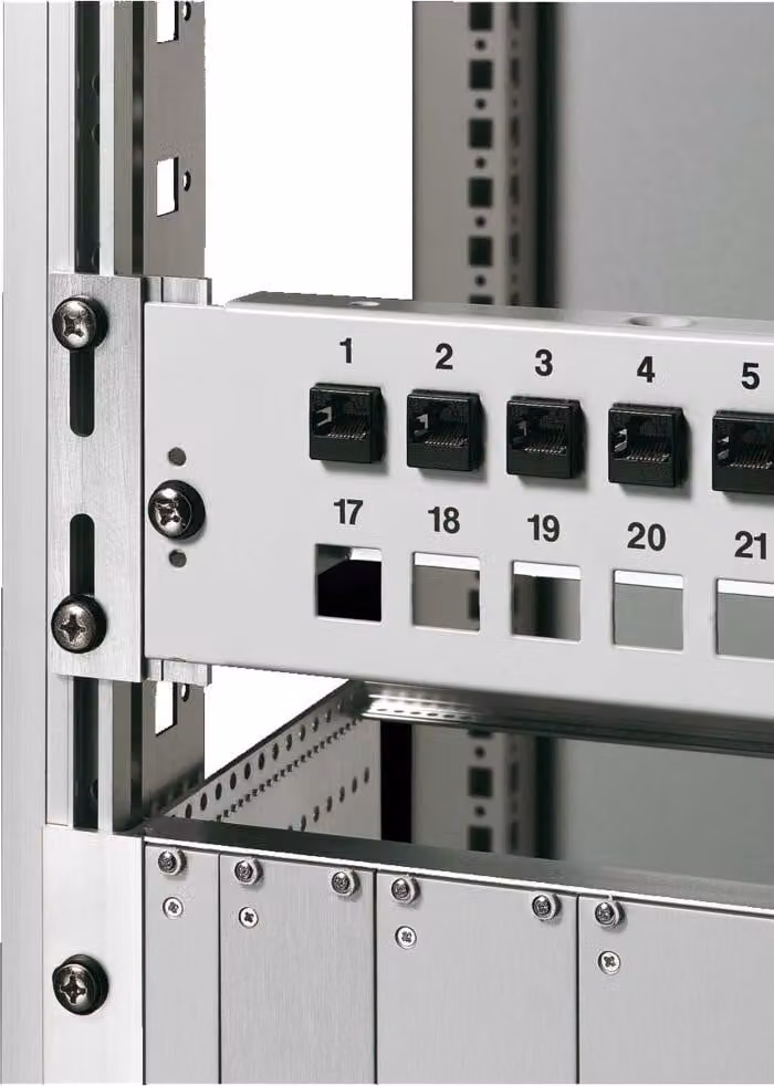 Rittal Adapter metrisch/zöllig 6 SU auf 3 HE