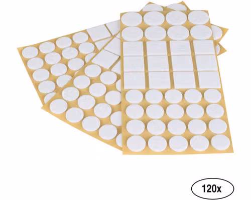 Set di feltrini, bianco, 120 pezzi