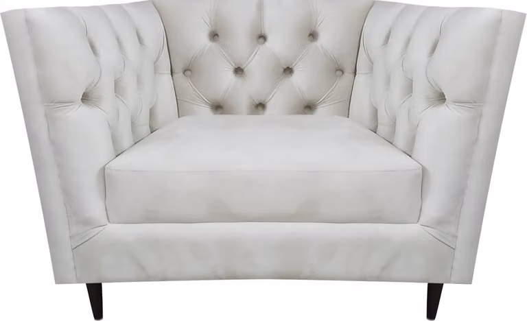Luxus Sessel Wohnzimmer Polstermöbel Leder Sitz Möbel Chesterfield