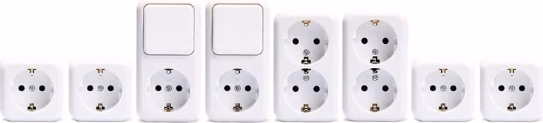 Set da appoggio McPower ''Finery Keller'', 8 pezzi, bianco