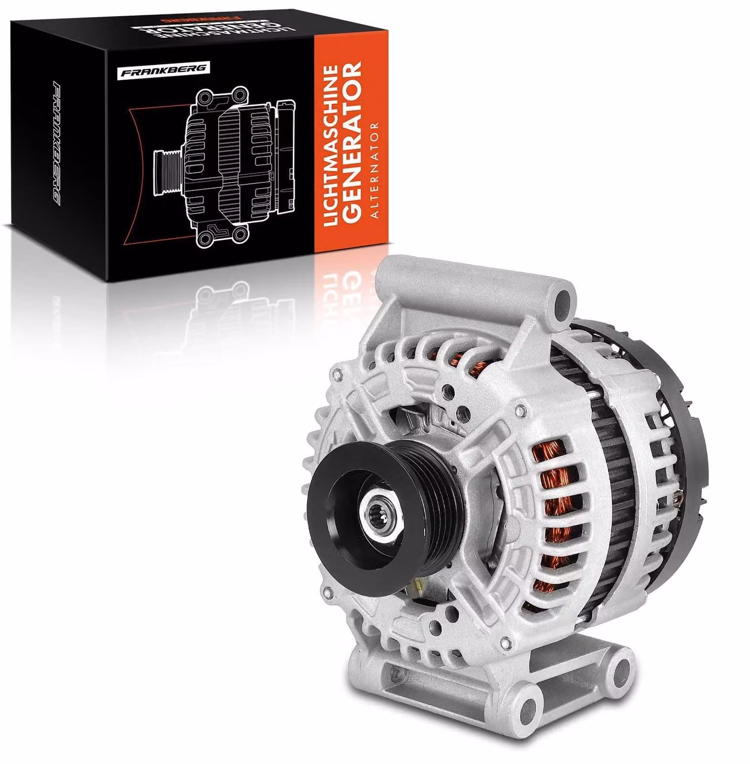 Generatore di corrente per illuminazione, 150A - 12 Volt - 150 Ampere - Funziona a benzina e diesel - Ricambio universale per auto
