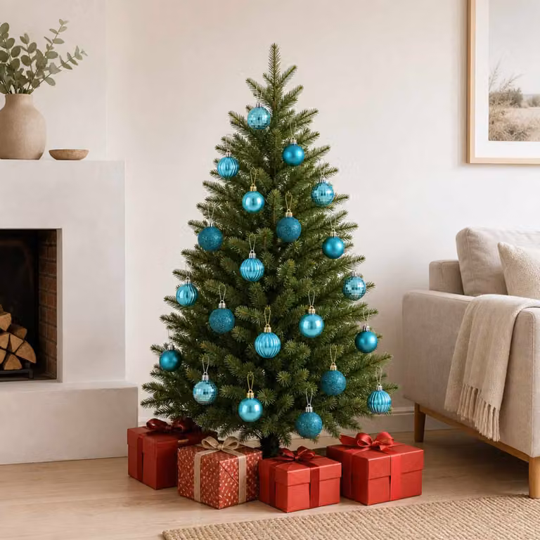 vidaXL Set di Palline di Natale 100 pz Verde 4 cm Polistirolo