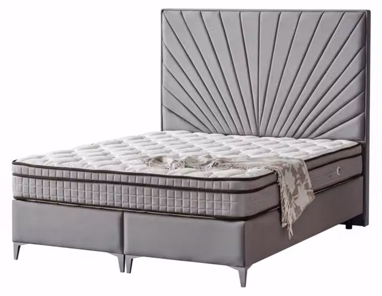 Letto moderno con design confortevole e finiture di alta qualità