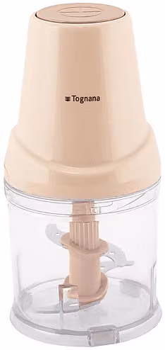 Tritatutto elettrico Tognana Iridea, 0,5 l, 250W, in plastica e acciaio inox, colore oro/beige