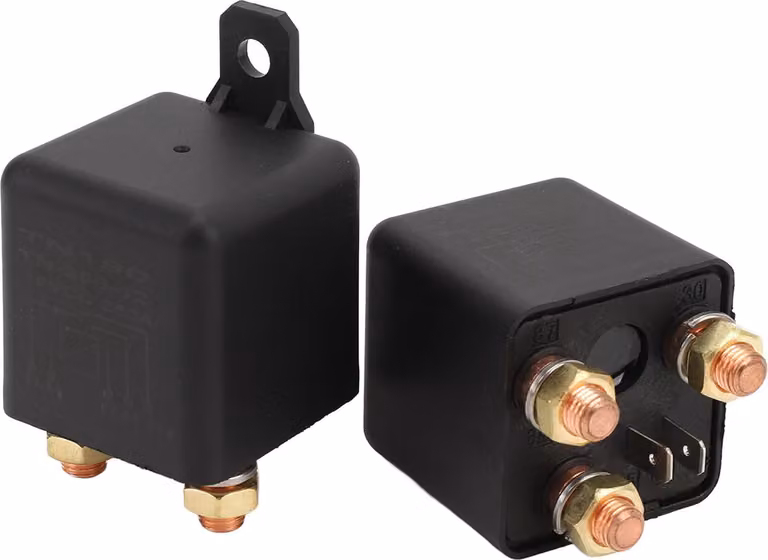 2PCS Auto 5 Pin Relè Interruttore 250A ad alta corrente Split Charge 12V 24V Potenza On Off Controllo