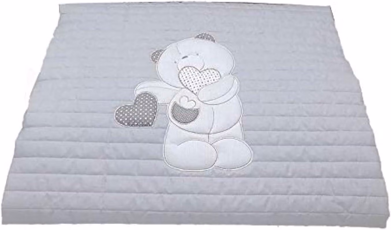 Copripiumino 3/4800TD26_GR, 240x220 cm, cotone, grigio, per camera da letto