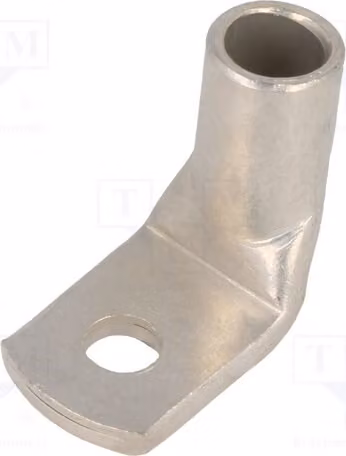1 connettore a bussola per cavi, per collegamenti a morsetto, filettatura M5, sezione 25 mm², in rame, modello BM 016259, isolato