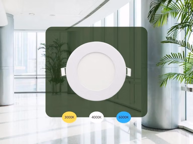 Pannello LED da incasso, 6W / Alimentazione: rete / Tecnologia: SMD / Temperatura di colore: regolabile / Colore: bianco - LPL131