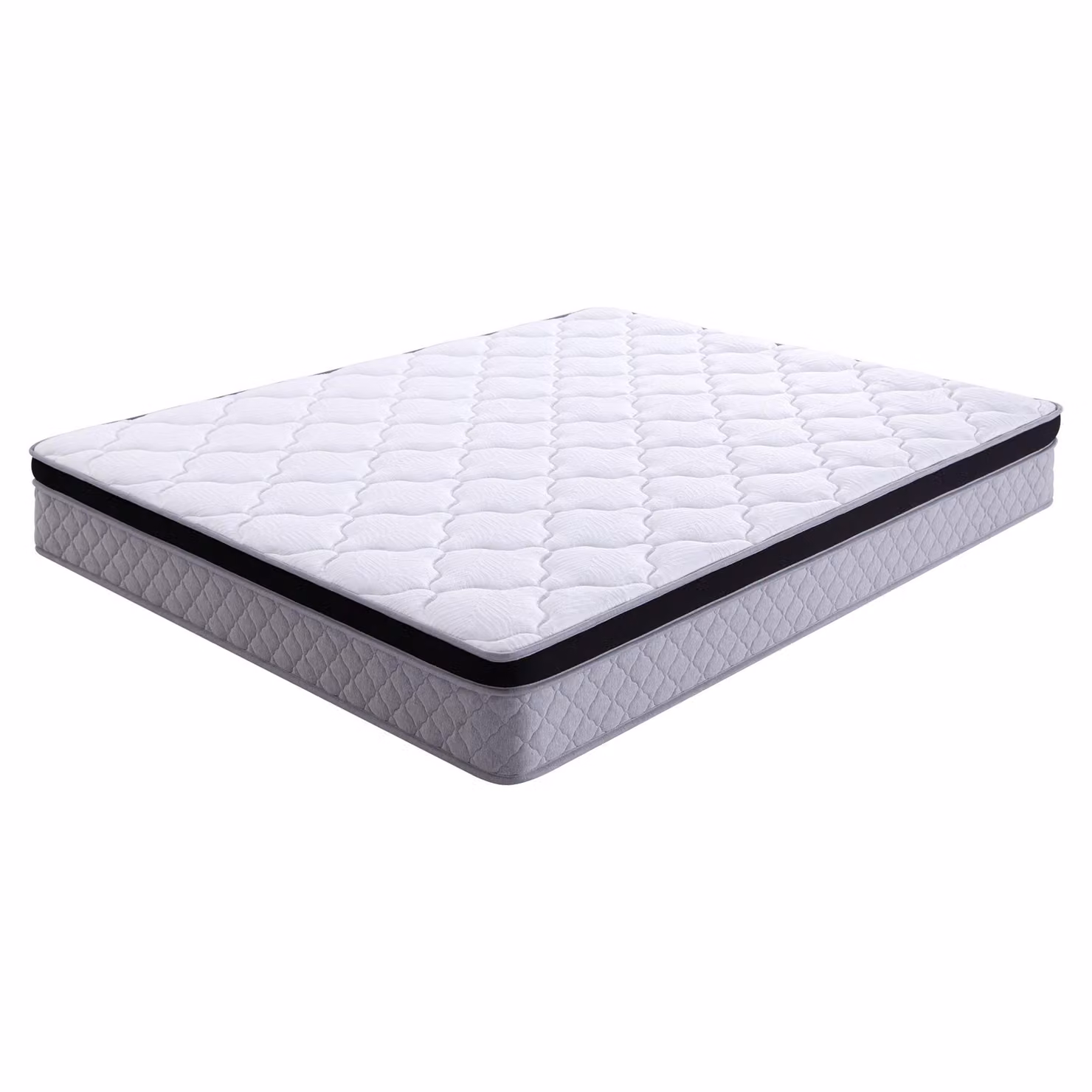 Materasso a molle insacchettate 140x200 cm, livello di comfort H3, altezza 25 cm, con moduli ergonomici e supporto per la zona lombare