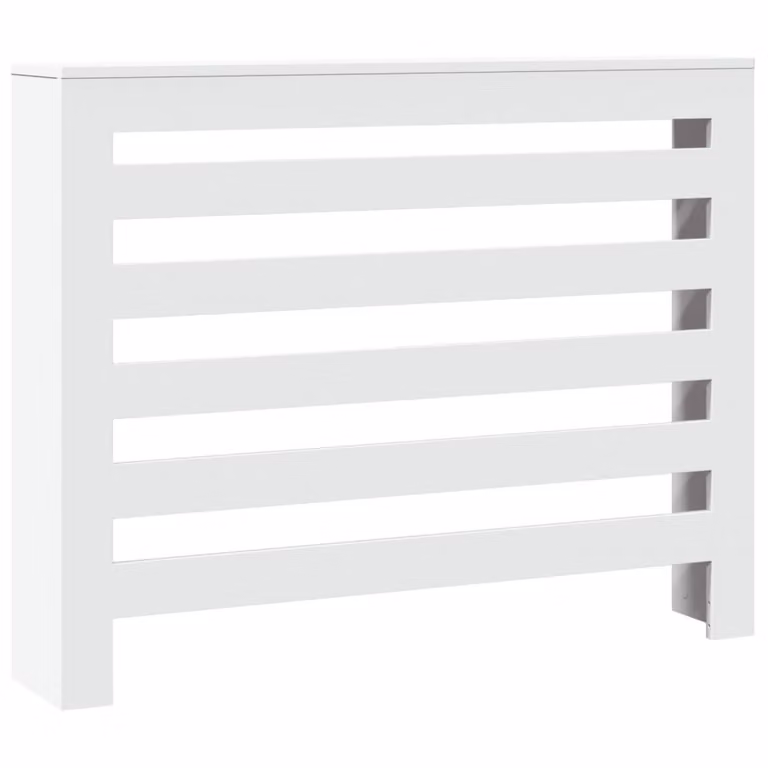 Copertura Termosifone Bianca 104x20x82 cm in Legno Multistrato