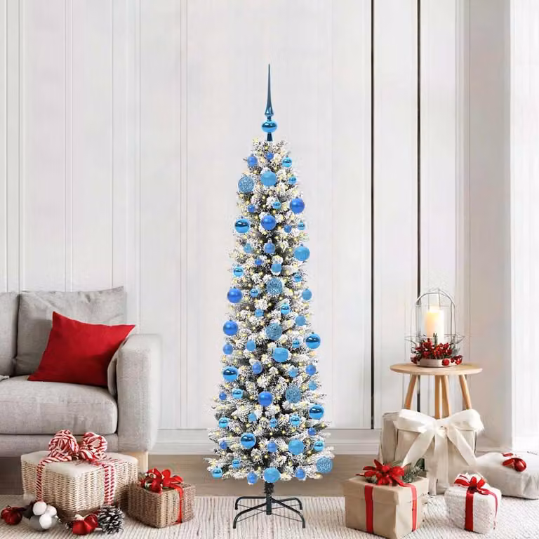 Maison Exclusive - Albero di Natale artificiale, colore bianco, altezza 180 cm