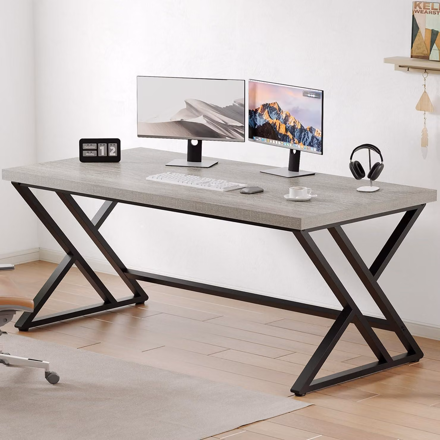 LVB scrivania per computer in rovere per l'ufficio di casa