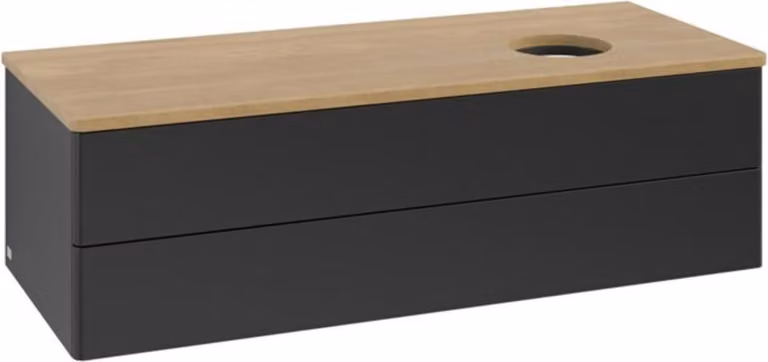 V&B Mobiletto senza struttura frontale, con illuminazione Antao 120x36x50cm, WBP hon. Oa, bla m Lac