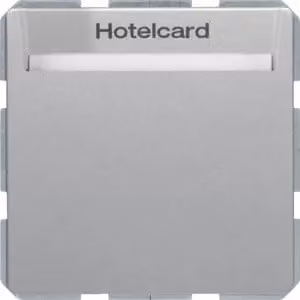 Berker 16406094 HOTELC-SCH ELEKTRO Q1 ALLUMINIO LACCATO