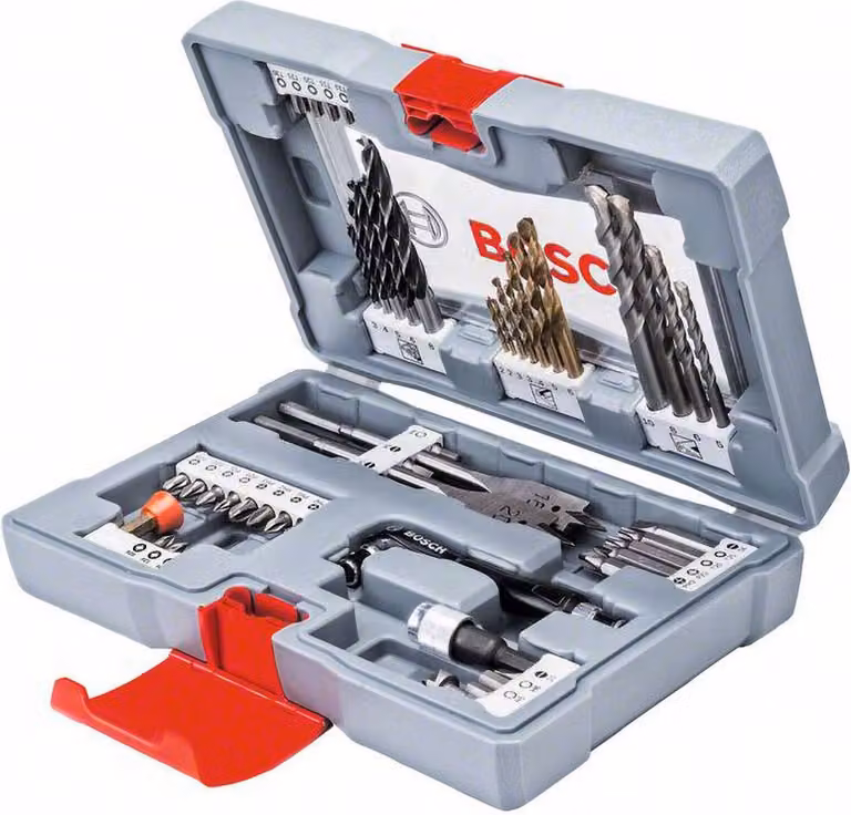 Premium accessory set for drilling and screwdriving (49 pcs) - BOSCH