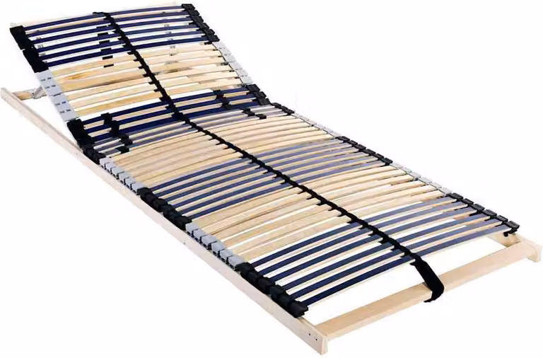 Maison Exclusive - Rete a doghe per letto, marrone, 70 x 190 cm, faggio massiccio