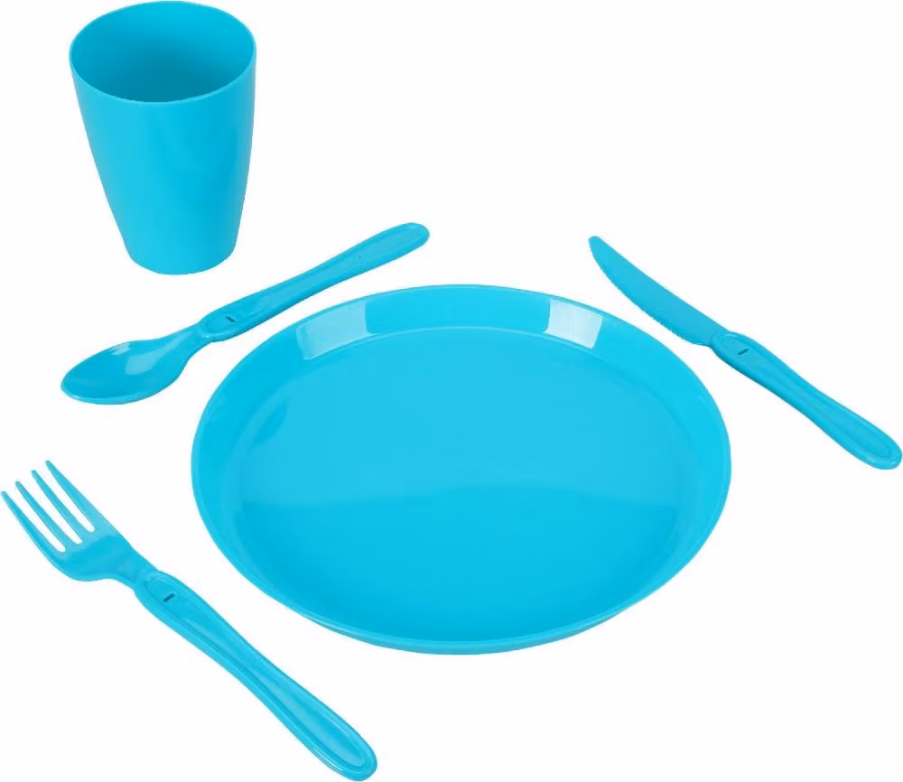 Set da picnic per 6 persone - 31 pezzi - colore casuale
