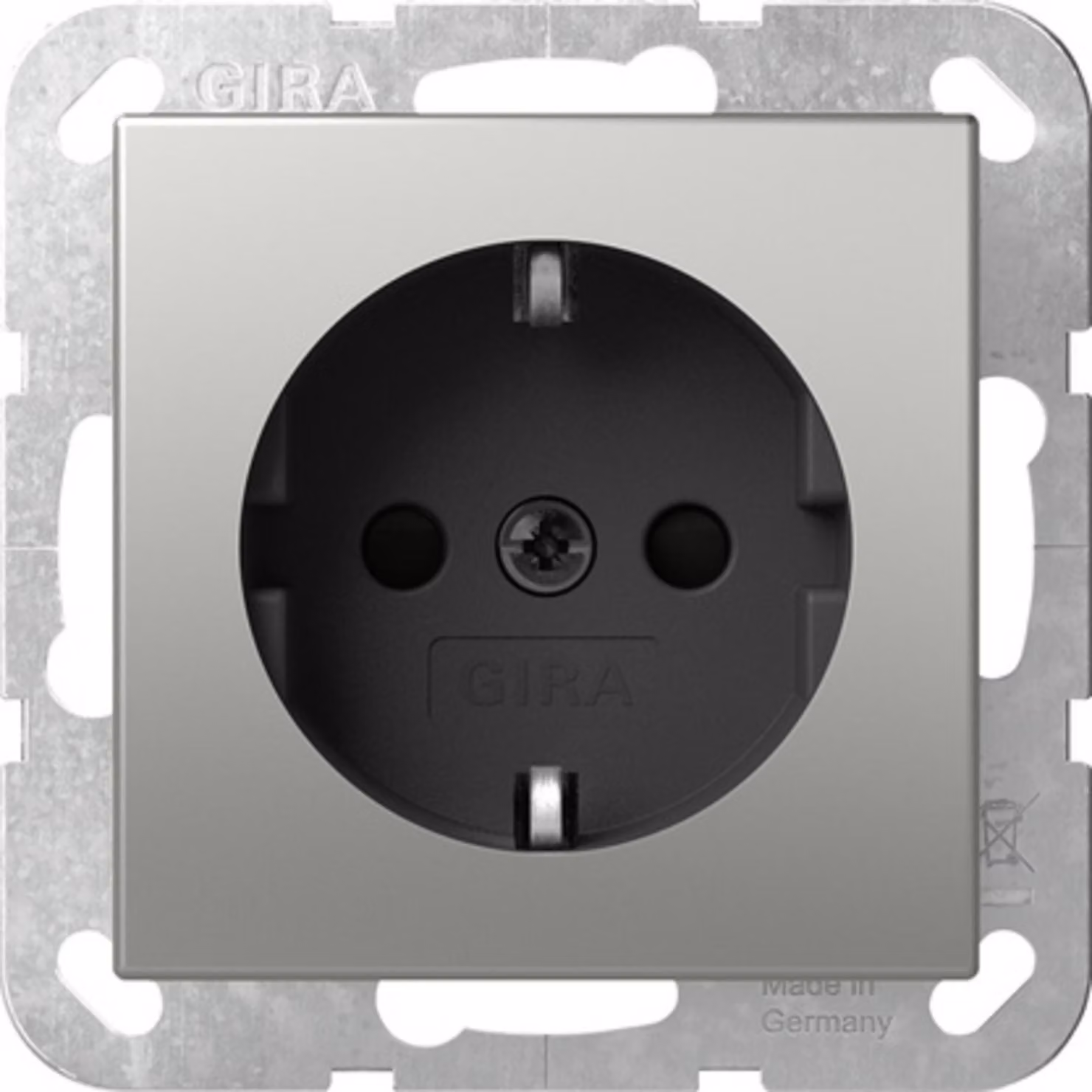 GIRA 4188600 Sistema SCHUKO 55 in acciaio inox (4188600)