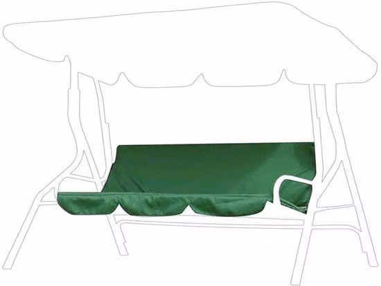 Sedia da giardino ombreggiante, impermeabile, composta da 3 pezzi, resistente agli strappi, leggera, pieghevole e facile da montare