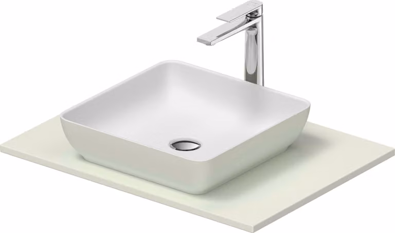 Duravit Sivida Set lavabos rectangulaires incl. console 680x500x123mm, 268017FH00, 268017FH00