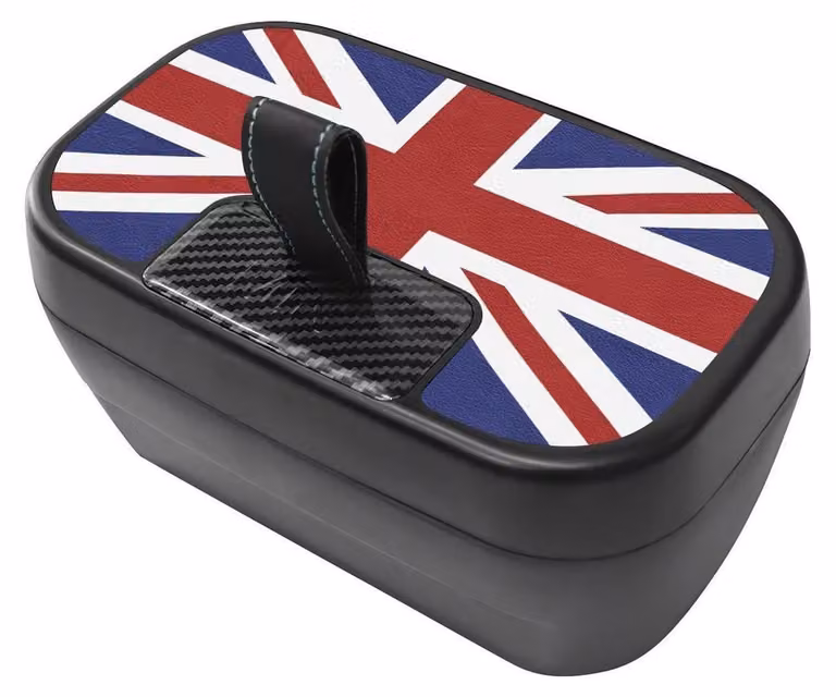 Contenitore portaoggetti per la console centrale per Mini Cooper S F65 F66, modelli 2024 e 2025, cambio automatico, disponibile nei colori rosso e blu
