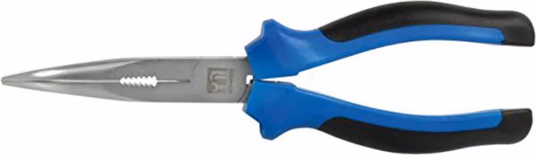 Pinze a becchi tondi in acciaio SW 40755SB 200mm in blister 218g
