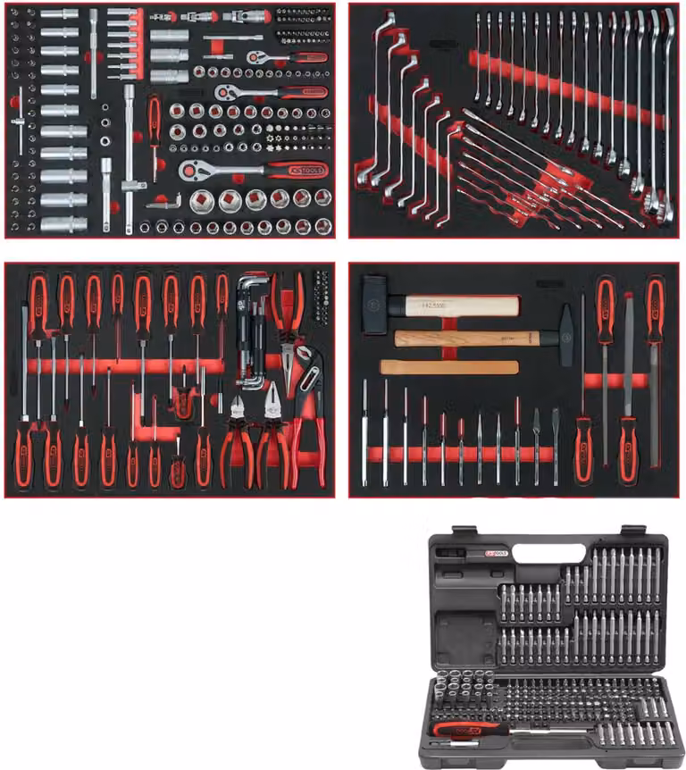 KS TOOLS Set di utensili universali - 515 pezzi - in cassetto/valigetta