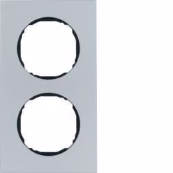 R.8 Cornice doppia, alluminio Berker