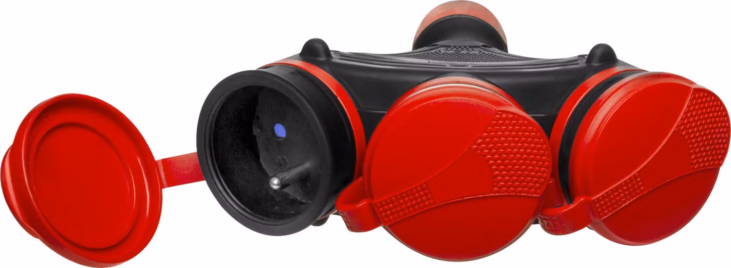 Awtools Extreme presa tripla con alette ip54 16A