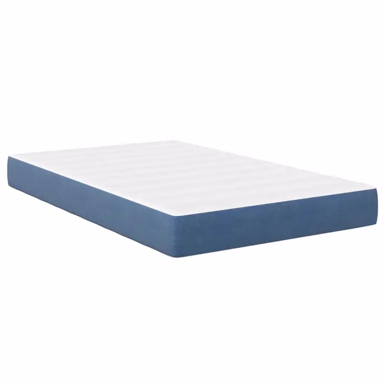 Materasso a molle insacchettate vidaXL blu L 120 cm x P 190 cm