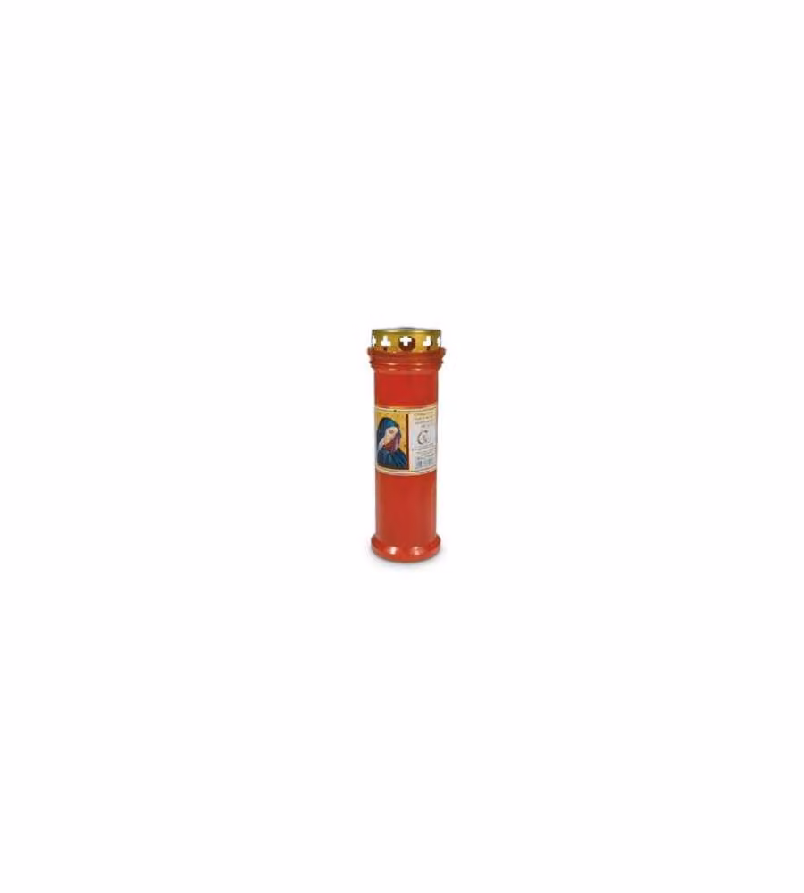 Cero Votivo Luce Eterna Rosso  T30 Parapioggia