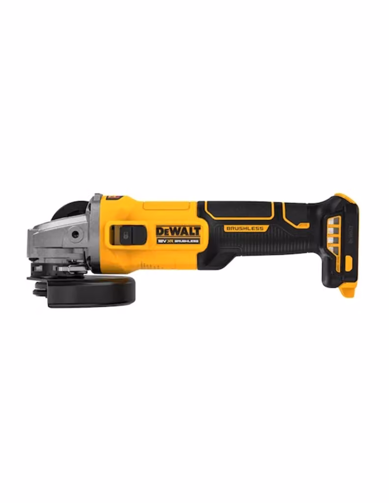 Smerigliatrice angolare a batteria DeWalt 18V XR gialla con disco da 125 mm e 9000 giri/min – 2