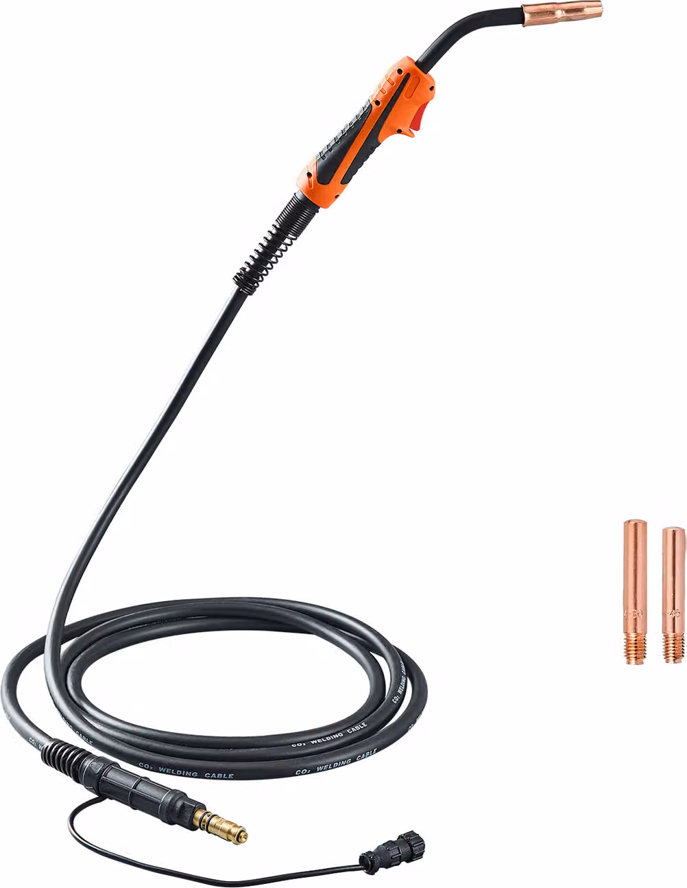SucceBuy Pistola per saldatura MIG da 250 amp, cavo da 15 piedi, compatibile con Lincoln Power MIG 200, 215, 216, 255, Wire-Matic 255, per fili di saldatura da 0,035 e 0,045 pollici