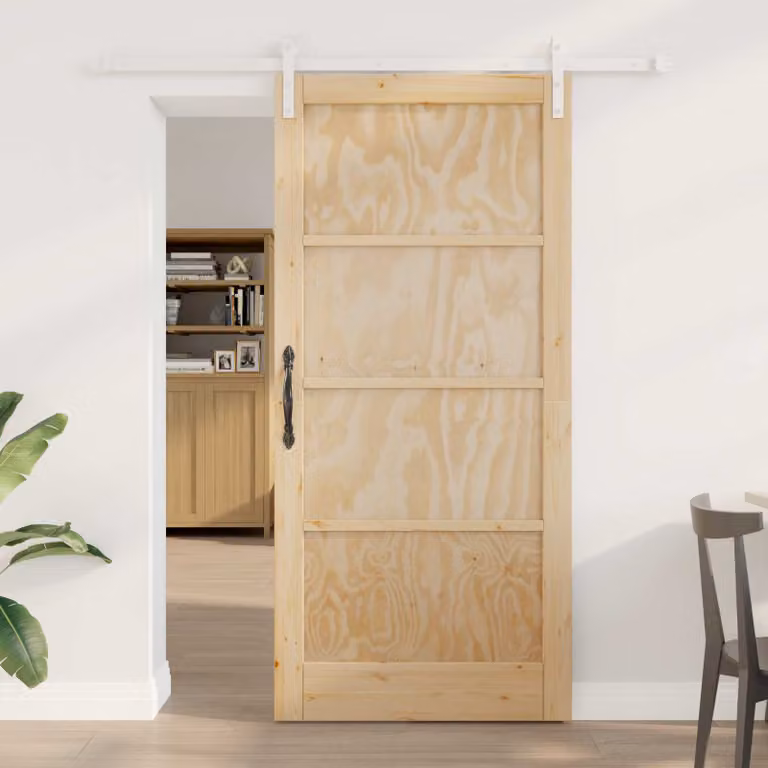 vidaXL Porta scorrevole 93 x 202 cm Legno ingegnerizzato