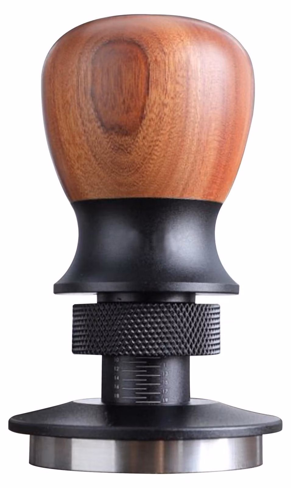 Omgoods - Pressino per caffè professionale con manico in legno di noce