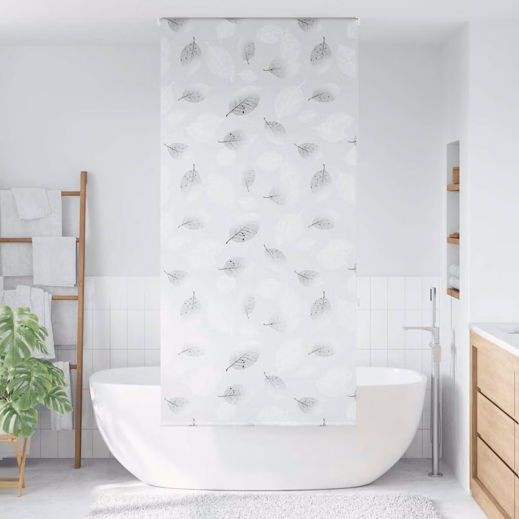 vidaXL Tenda a Rullo Doccia 100x240 cm Larghezza Tessuto 96 cm