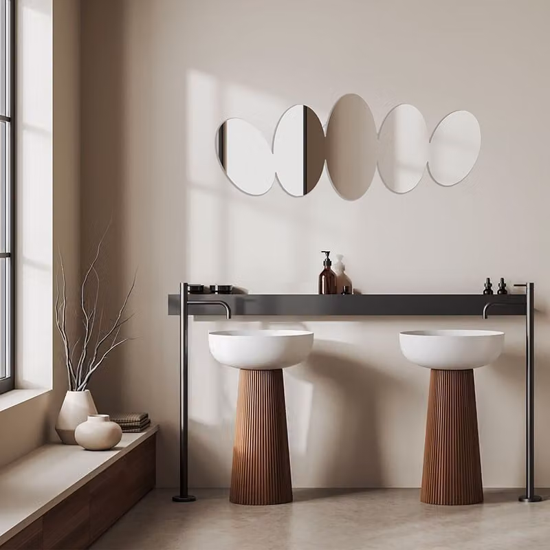 Specchio Kayros Agave Quadri